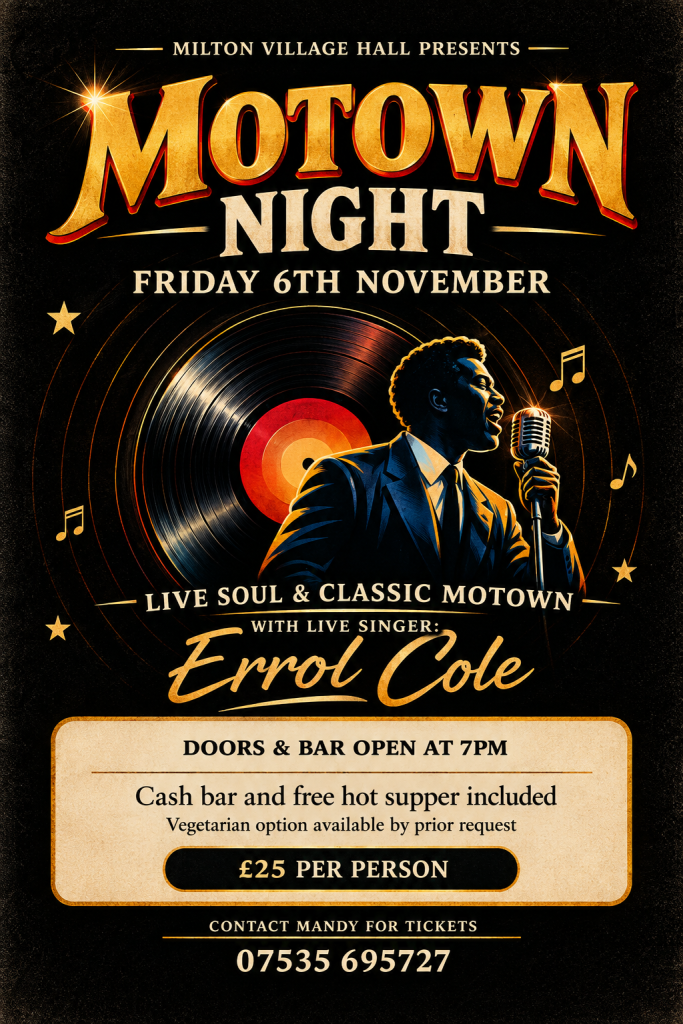 Updated Motown Night poster