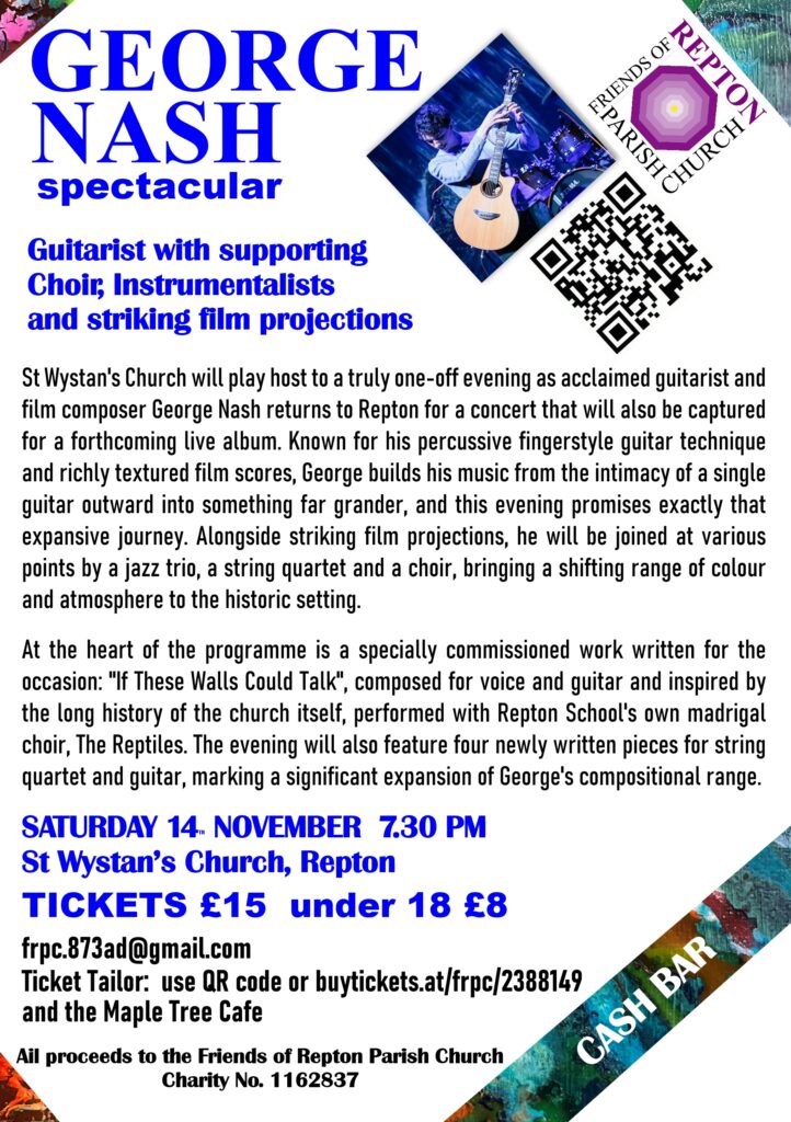 Poster for George Nash concert